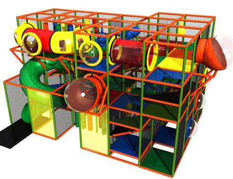 Buy Indoor Playground Equipment GPS119 -(Indoor Playsystem Size) 15 ft ...