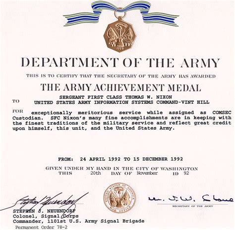 Army Achievement Medal