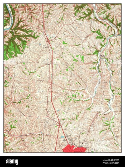 Map of richmond kentucky hi-res stock photography and images - Alamy