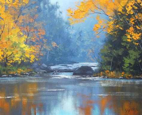 Autumn River by artsaus on DeviantArt