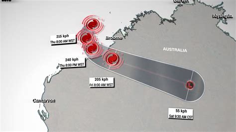 Cyclone Ilsa rapidly intensifies as it approaches landfall in Western ...