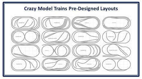 Crazy Model Trains Bachmann E-Z Track Layout Plans for One Layout | eBay