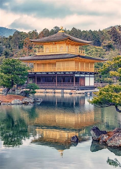 'Golden Temple Reflection ' Poster, picture, metal print, paint by ...