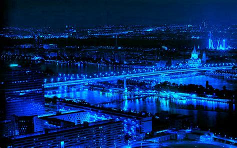 Download free photo of The blue city,city,blue city scene,architecture ...