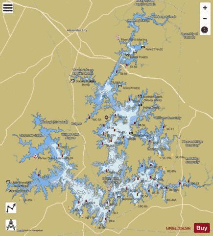 Map Of Lake Martin Alabama - Winna Kamillah