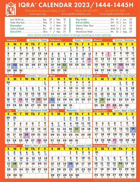 Calendar 2023 With Islamic Dates Printable - PELAJARAN