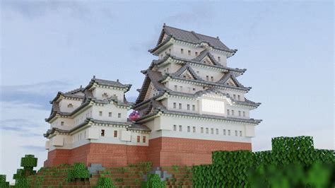 Himeji Castle | Minecraft Survival Timelapse - YouTube