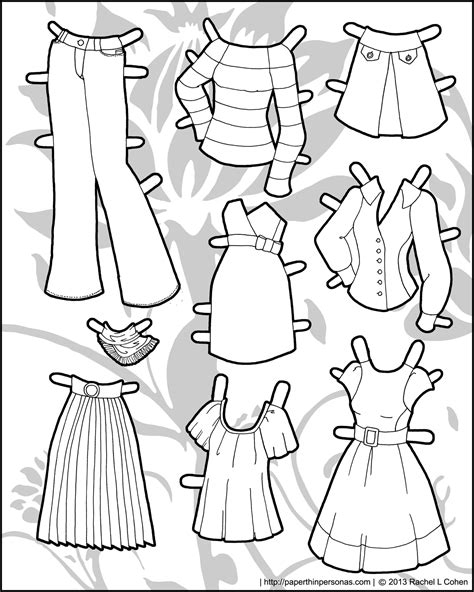 Paper Dolls And Clothes Printable Free