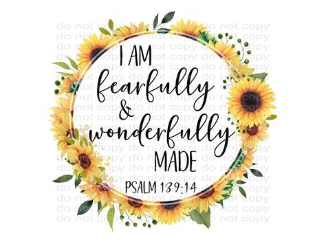 I Am Fearfully and Wonderfully Made PNG Graphic by angelcakesetc ...