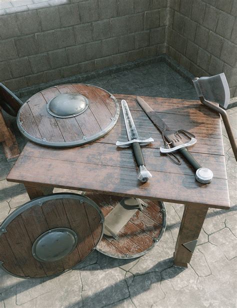 3D Gladiator Weapons | CGTrader