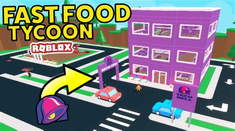 BUILDING the BIGGEST TACO BELL RESTAURANT EVER in ROBLOX FAST FOOD ...