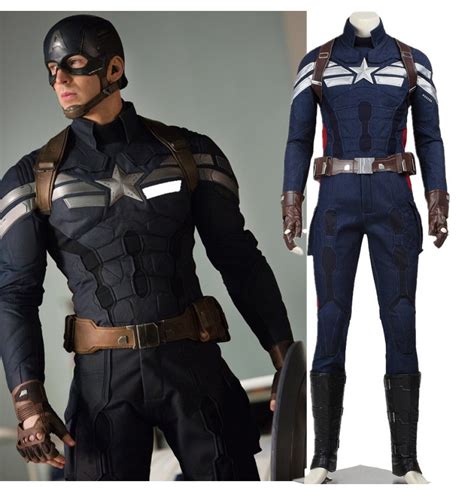 Captain America The Winter Soldier Bucky Barnes Cosplay Costume