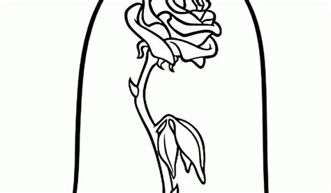 Beauty And The Beast Rose Drawing | Free download on ClipArtMag