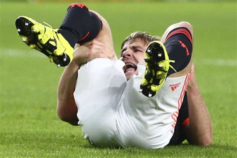 In Photos: Luke Shaw suffers serious leg injury - The Globe and Mail