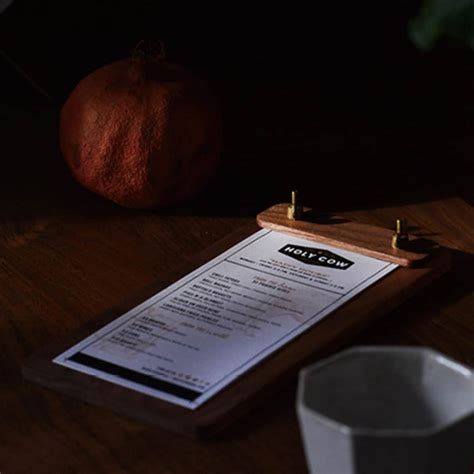 Wooden Restaurant Menu Board Wooden Menu Stand Retro - Etsy