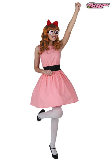 Plus Blossom Powerpuff Girl Costume