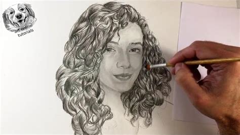 How To Draw Curly Hair Realistic With Pencil