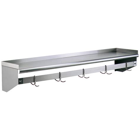 Eagle Group WSP1548 15" x 48" Stainless Steel Wall Mounted Shelf with ...