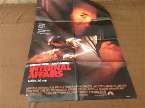 1989 Internal Affairs Original Movie House Full Sheet Poster | eBay