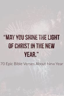 70 Epic Bible Verses About New Year (2023 Happy Celebration)