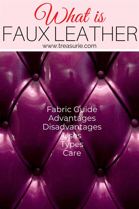 What is Faux Leather - Types, Uses and Comparisons | TREASURIE