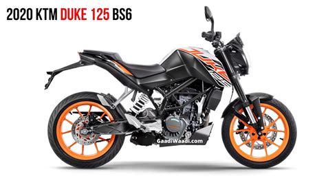 2020 BS6 Price List of KTM Duke & RC Bikes - 125, 200, 250, 390