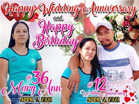 wedding anniversary tarpaulin