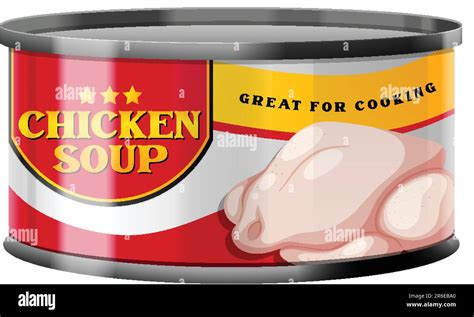 Chicken Soup Food Can Vector illustration Stock Vector Image & Art - Alamy