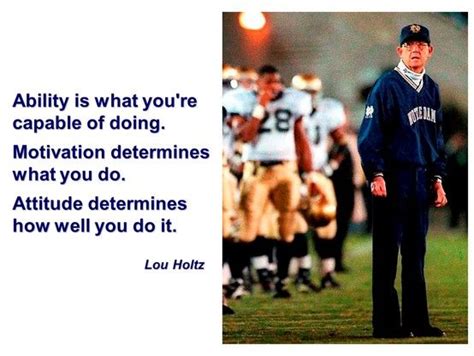 Lou Holtz Lou Holtz, Central Region, Fighting Irish, Leadership Quotes ...