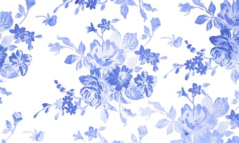 Blue Flower Background - WallpaperSafari