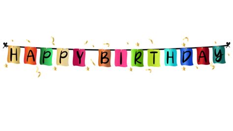 Birthday Banner PNG Transparent Images Free Download | Vector Files ...