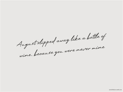 August taylor swift lyrics | 💖August lyrics by Taylor Swift with ...