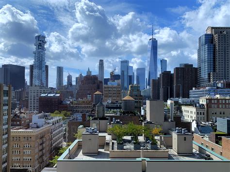 Rooftop view of downtown Manhattan : r/CityPorn