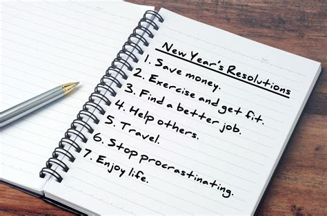 Tips for Sticking to Your New Year’s Resolutions | 1809 at Winchester