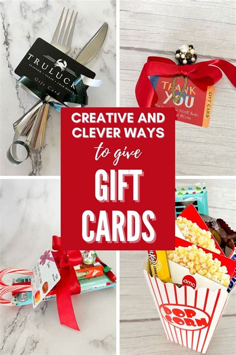 Creative and Fun Ways to Give Gift Cards