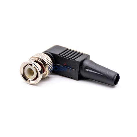 Coaxial Connector BNC Right Angle Male Pin Cable Type 50 Ohm