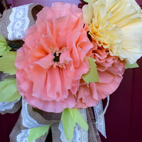 Crepe Paper Flower Wreath - Tombow USA Blog