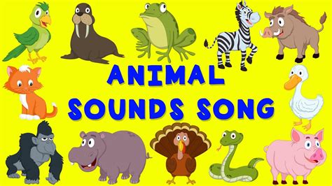 Animal Sounds Song | English nursery rhyme | Baby Song for children ...