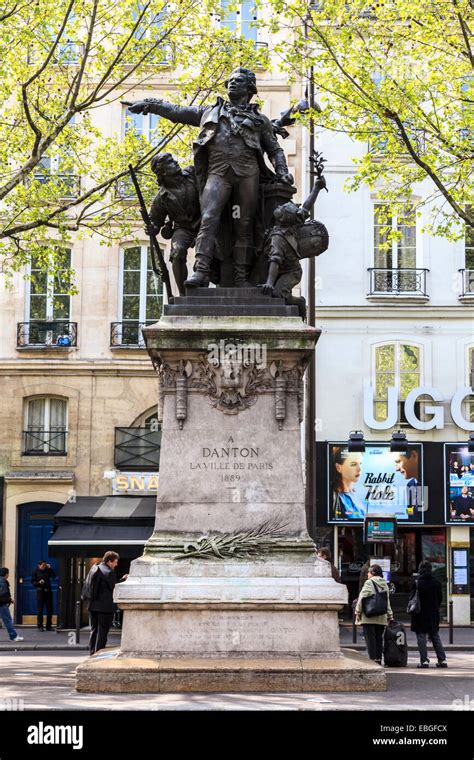 Paris danton statue hi-res stock photography and images - Alamy