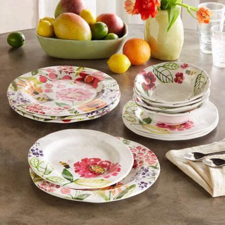 Love these -- so feminine and fun | Floral melamine, Melamine ...