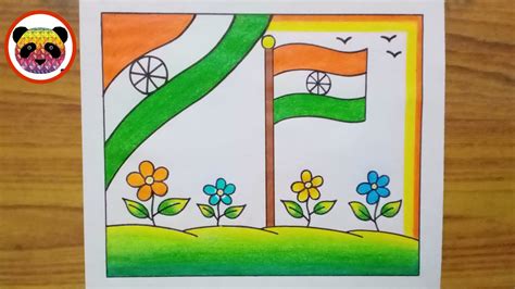 Republic Day Drawing Easy Steps / Republic Day Poster / How To Draw ...