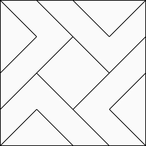 Geometric Block Pattern 51 | ClipArt ETC