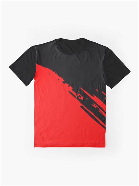 "Anarcho-Syndicalism / Anarchist Bisect Black Red Paint Flag" T-shirt ...