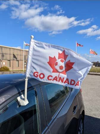 12"x18" Go Canada Car Window Flags