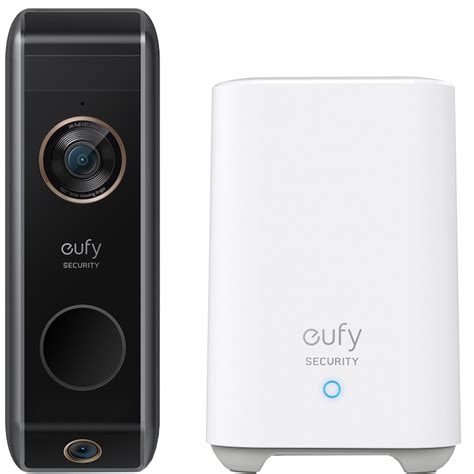 Eufy 2K Dual Cam Video Doorbell +Eufy Security HomeBase 2 port | Elgiganten