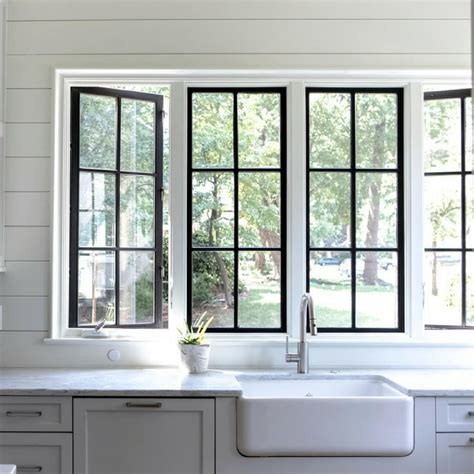 Modern Farmhouse Windows Black