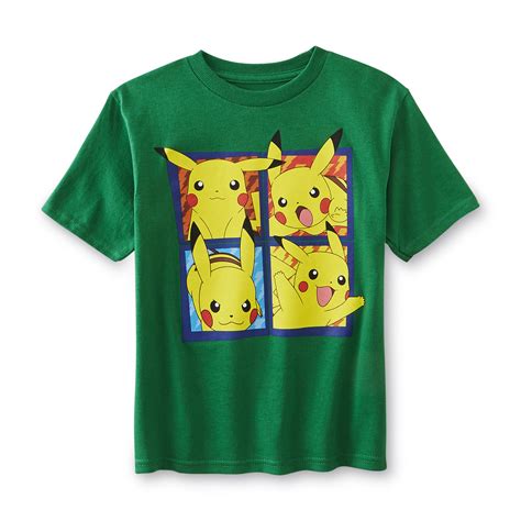 Pokemon CCG Boy's Graphic T-Shirt - Pikachu - Clothing - Boys' Clothing ...