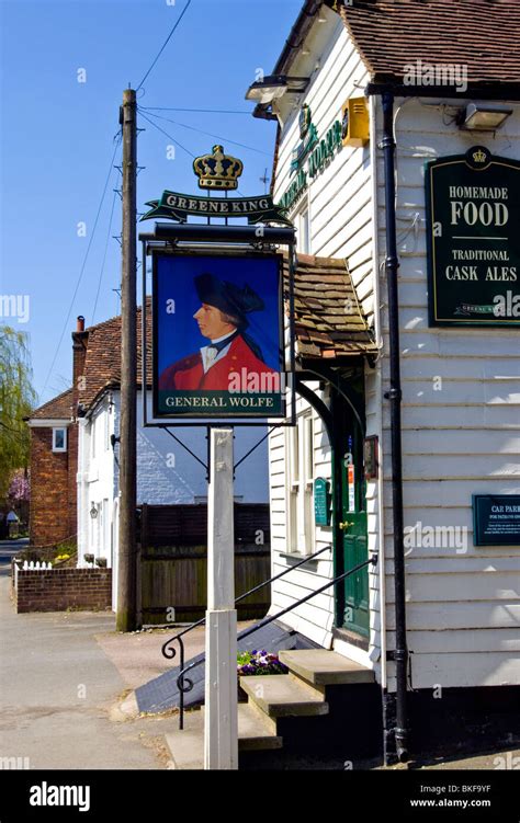 The General Wolfe Public House Westerham Kent England Stock Photo - Alamy