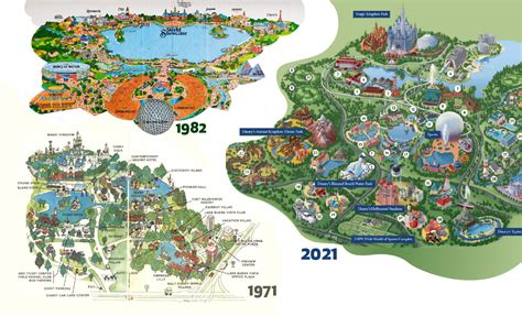 The 50-Year Evolution of Walt Disney World in Maps