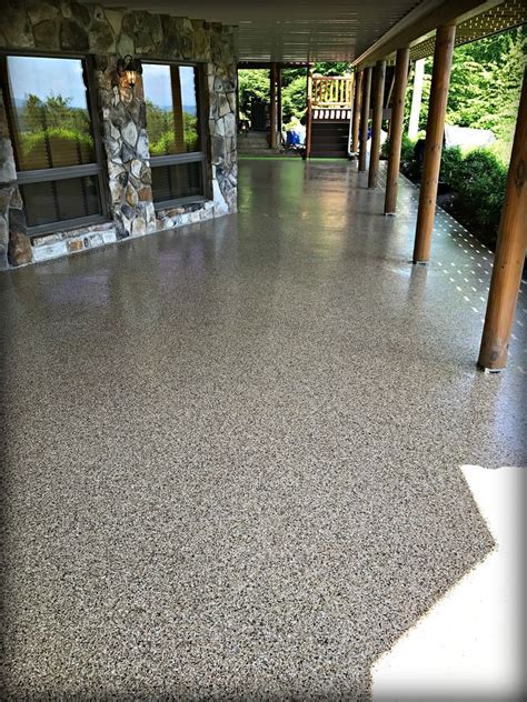 Durable and Beautiful Graniflex Coating for Your Porch